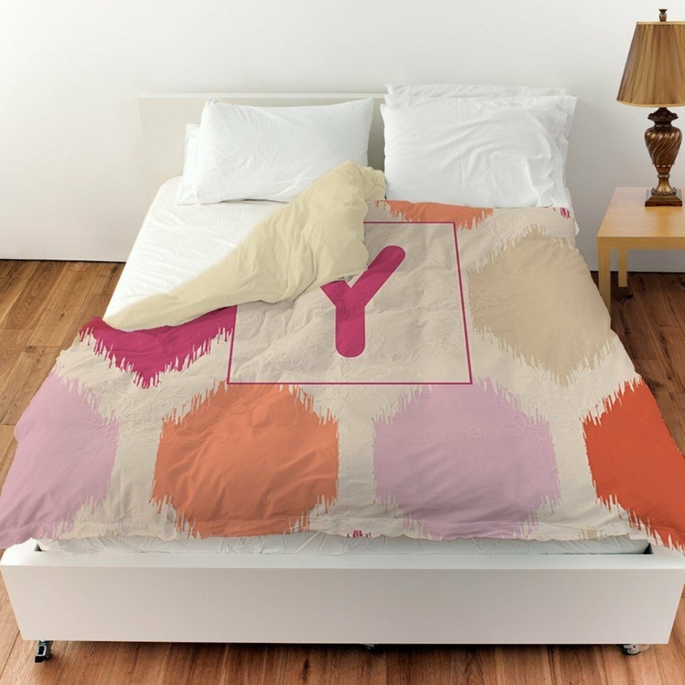 Thumbprintz Duvet King Cover Monogrammed Letter Y